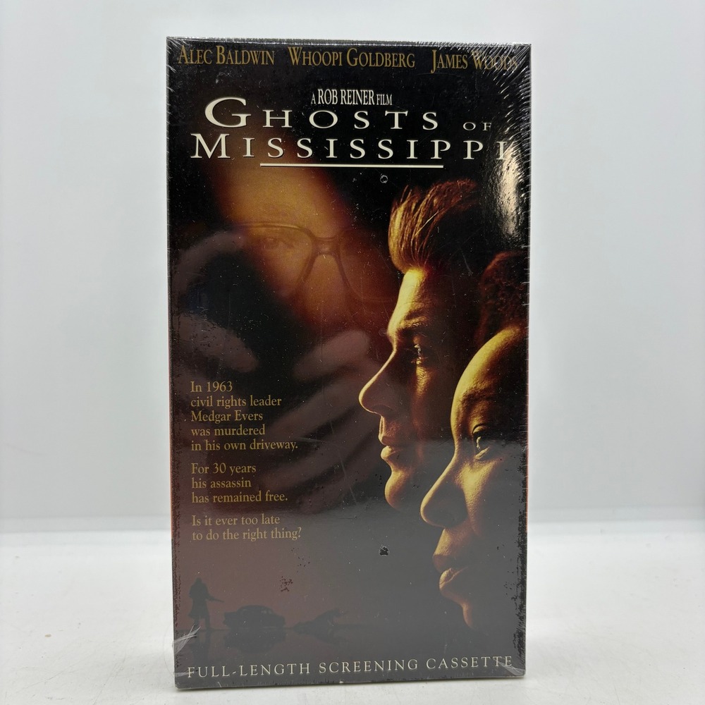 Ghosts of Mississippi VHS New Sealed Full Length Screening Cassette Rob Reiner